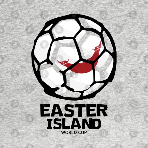 Easter Island Football Country Flag by KewaleeTee